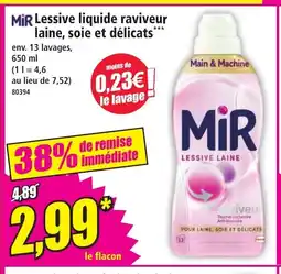 Norma MiR Lessive liquide raviveur laine, soie et délicats offre