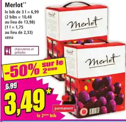 Norma MERLOT offre