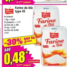 Norma Farine de blé type 45 offre