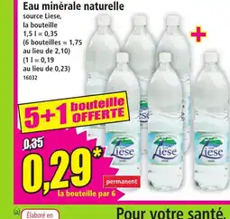 Norma Eau minérale naturelle offre