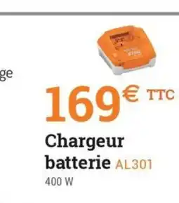 Espace emeraude Chargeur batterie AL301 offre