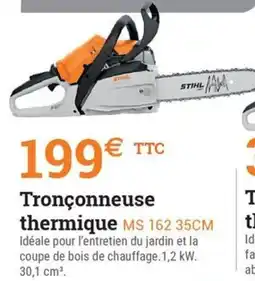 Espace emeraude Tronçonneuse thermique MS 182 offre