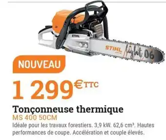 Espace emeraude Tonçonneuse thermique MS 400 offre