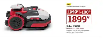 Espace emeraude Robot KR161E offre