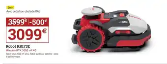 Espace emeraude Robot KR173E offre