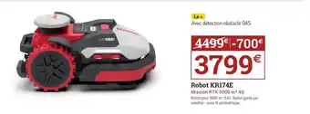 Espace emeraude Robot KR174E offre
