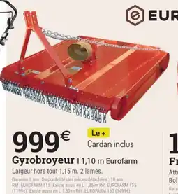 Espace emeraude Gyrobroyeur offre