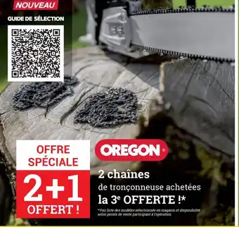 Espace emeraude OREGON 2 chaînes offre