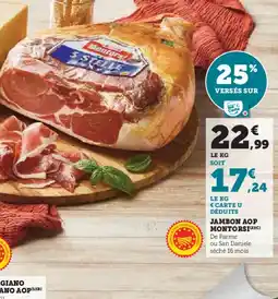 Hyper U MONTORSI Jambon aop offre