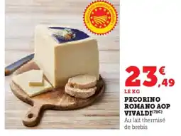 Hyper U VIVALDI Pecorino romano aop offre