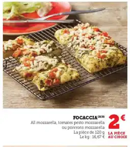 Hyper U Focaccia offre