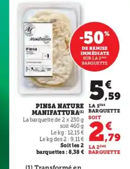 Hyper U MANIFATTURA Pinsa nature offre