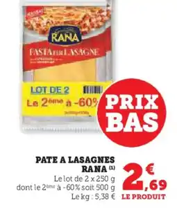 Hyper U RANA Pate a lasagnes offre
