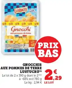 Hyper U Gnocchis aux pommes de terre offre