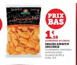 Hyper U Snacks aperitif gecchele offre