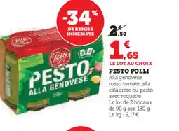 Hyper U POLLI Pesto offre