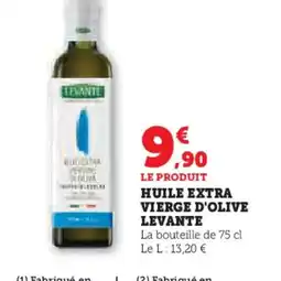 Hyper U LEVANTE Huile extra vierge d'olive offre