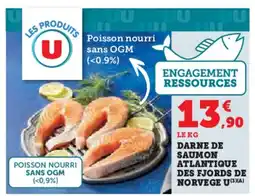 Hyper U Darne de saumon atlantique des fjords de norvege u offre