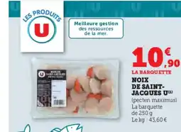 Hyper U Noix de saint- jacques u offre