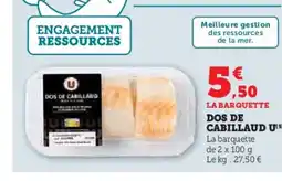 Hyper U Dos de cabillaud offre