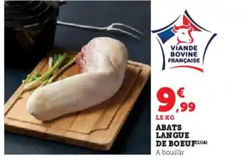 Hyper U Abats langue de boeuf offre