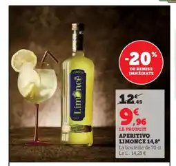 Hyper U LIMONCE 14,8° Aperitivo offre