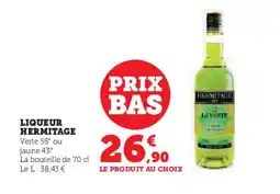 Hyper U HERMITAGE Liqueur offre