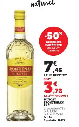 Hyper U FRONTIGNAN Muscat offre