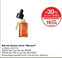 Monoprix HORACE Sérum bonne mine offre