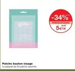 Monoprix Patchs bouton visage offre