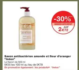 Monoprix INÉOS Savon antibactérien amande et fleur d'oranger offre