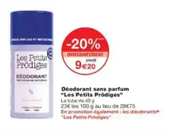 Monoprix LES PETITS PRÖDIGES Déodorant sans parfum offre