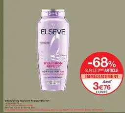 Monoprix ELSEVE Shampooing Hyaluron Repulp offre
