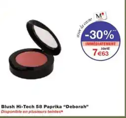 Monoprix DEBORAH Blush Hi-Tech 58 Paprika offre