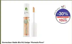 Monoprix FORMULA PURA Correcteur fluide Bio N.2 beige offre