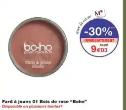 Monoprix BOHO Fard à joues 01 Bois de rose offre