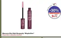Monoprix MAYBELLINE Mascara Sky High Burgundy offre