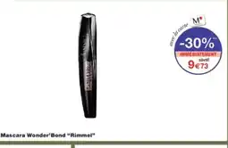 Monoprix RIMMEL Mascara Wonder'Bond offre