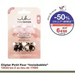 Monoprix INVISIBOBBLE Cliptar Petit Four offre