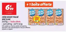 Netto MONT BLANC Crème dessert praliné offre