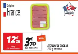 Netto Escalope de dinde x6 offre