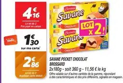 Netto BROSSARD Savane pocket chocolat offre