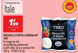 Netto TRÉO Mozzarella di buffala campana aop offre