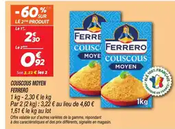 Netto FERRERO Couscous moyen offre