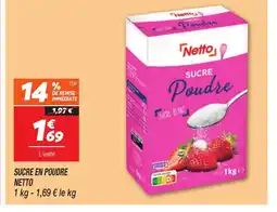 Netto NETTO Sucre en poudre offre