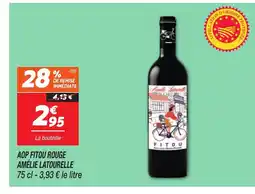 Netto AMÉLIE LATOURELLE Aop fitou rouge offre