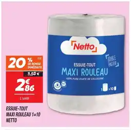 Netto NETTO Essuie-tout maxi rouleau offre