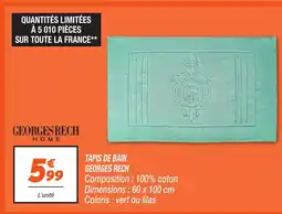 Netto GEORGES RECH HOME Tapis de bain offre
