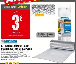 Batkor Kit garage confort 6 m² pour isolation de la porte offre