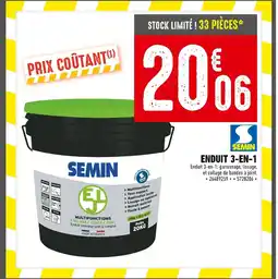 Batkor SEMIN Enduit 3-en-1 offre